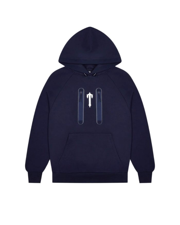 Trapstar Irongate T Zip Up Hoodie Blue